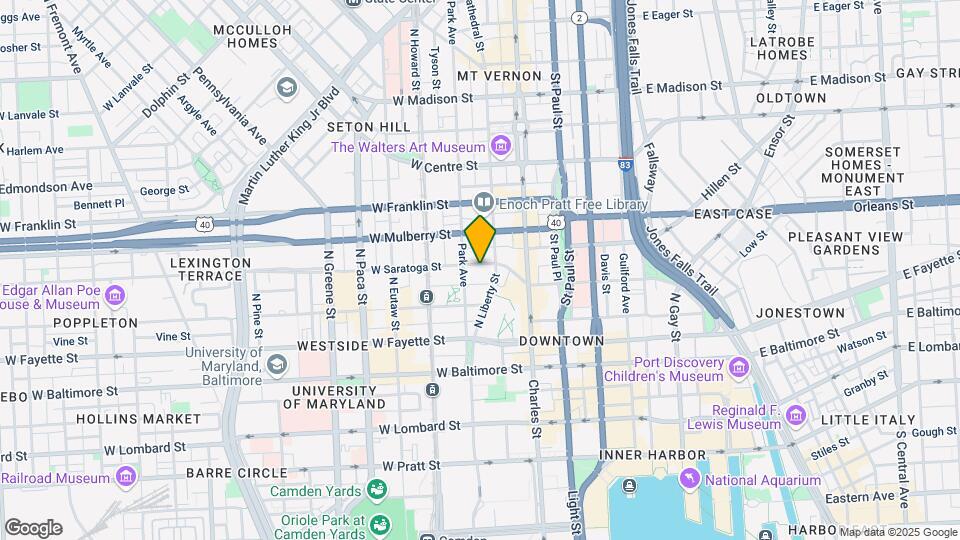 119 W Saratoga St Map and Location Details