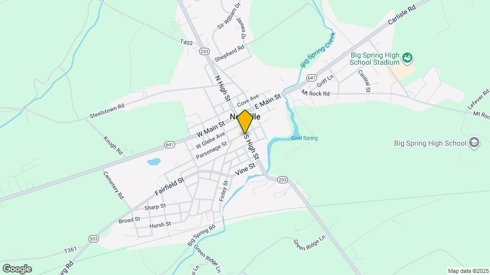 2 W Big Spring Ave Map and Location Details