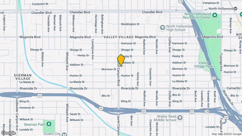 4940 Laurel Canyon Blvd. Mapa y Detalles de la Ubicación
