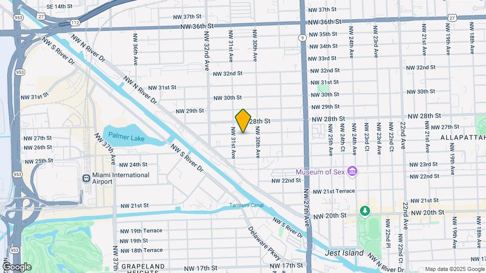 3060 NW 27th St Map and Location Details
