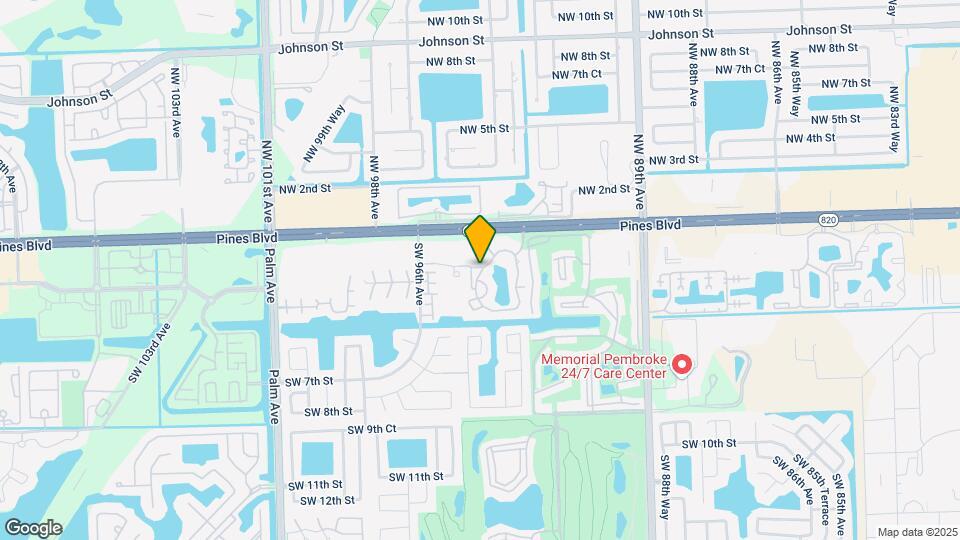 250 Palm Cir W Map and Location Details