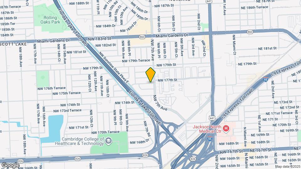 710 NW 176th Terrace Map and Location Details