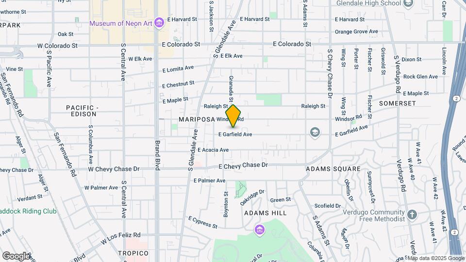 541 E Garfield Ave Map and Location Details