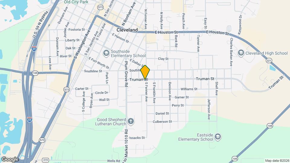 628 Truman St Map and Location Details