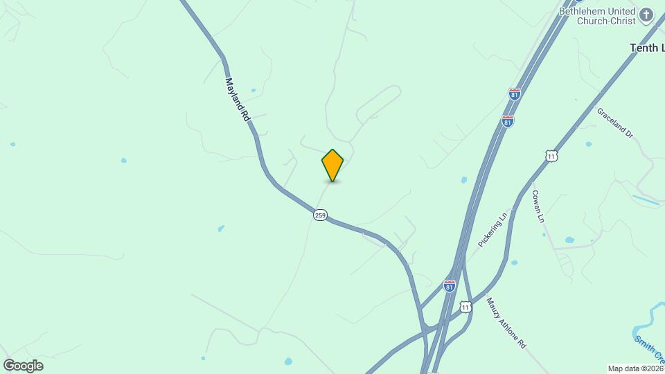 540 Mayland Rd Map and Location Details