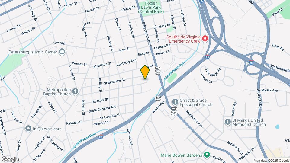 105 Virginia Ave Map and Location Details