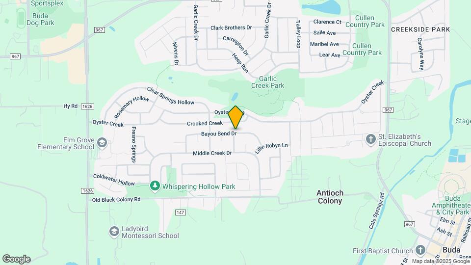 481 Bayou Bend Dr Map and Location Details
