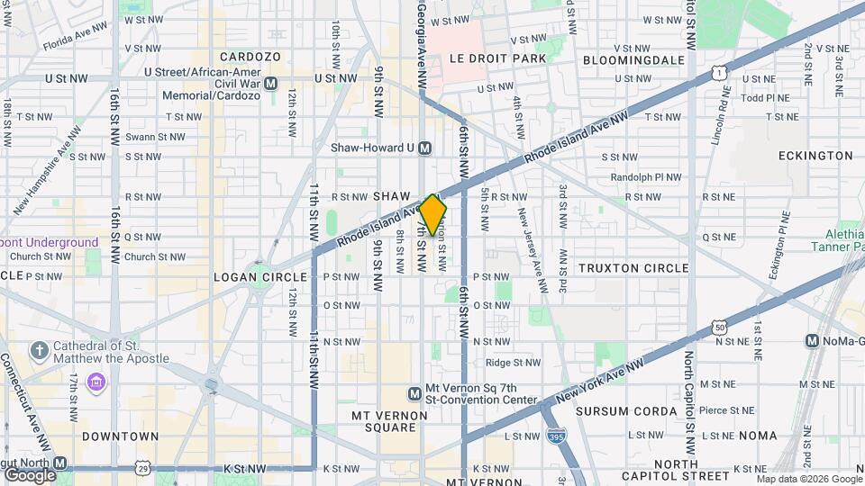 636 Q St NW Map and Location Details