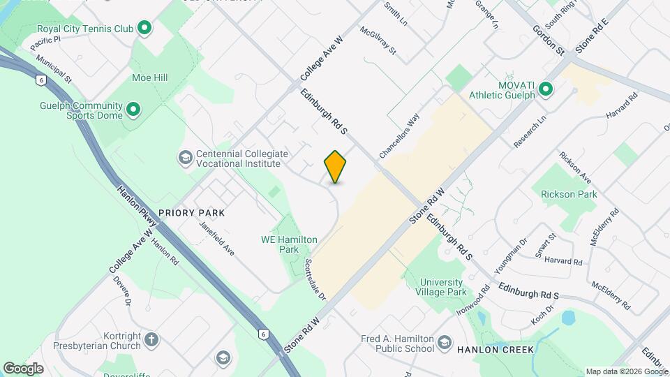 332 Scottsdale Dr Map and Location Details