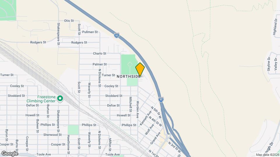 1420 Worden Ave, Unit Worden Map and Location Details