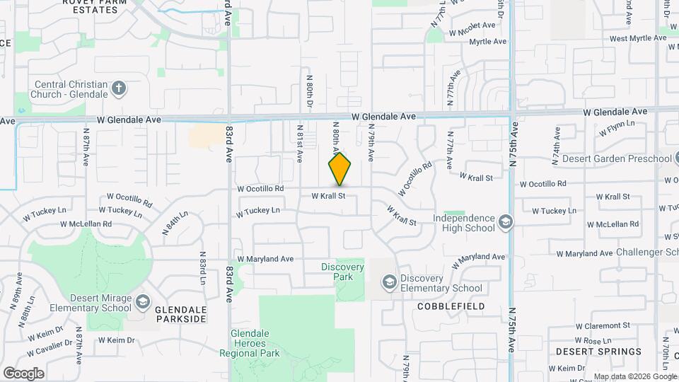 7930 W Krall St Map and Location Details