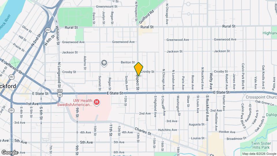 B & B Properties Map and Location Details