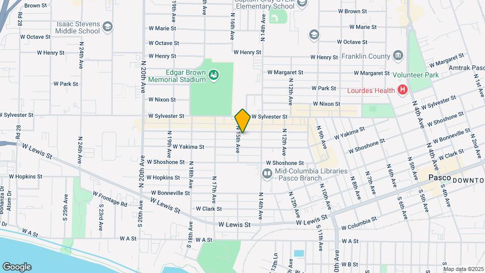 1528 W Irving Mapa y Detalles de la Ubicación