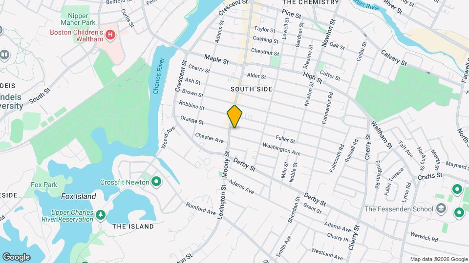 756 Moody St Map and Location Details