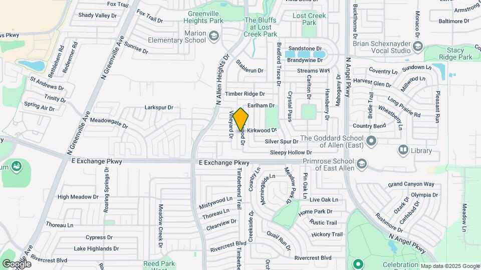 1317 Hazelwood Dr Map and Location Details