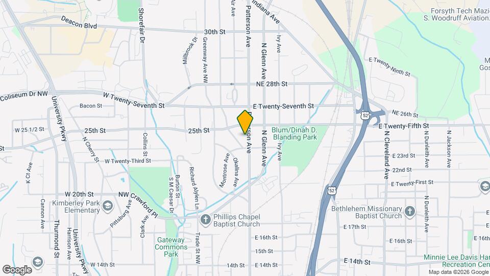 2416 N Patterson Ave Map and Location Details