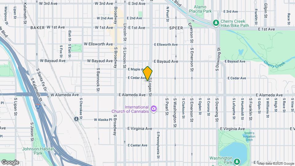 227 S Logan St Map and Location Details