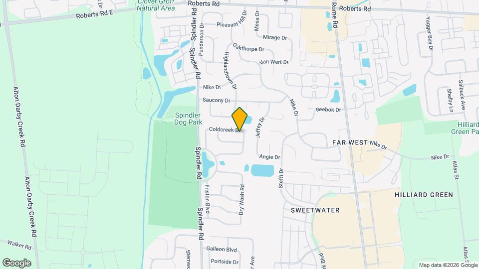 5763 Coldcreek Dr Map and Location Details