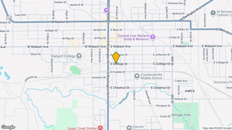 117 E College St Map and Location Details
