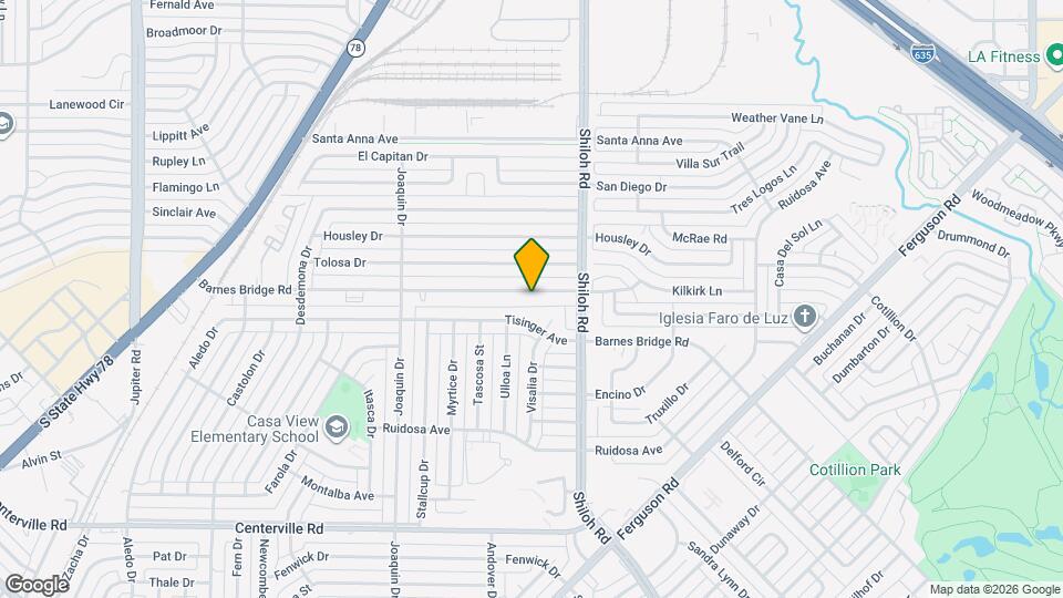 2718 Barnes Bridge Rd Map and Location Details