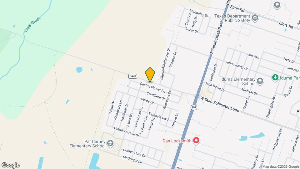 6111 Cactus Flower Ln Map and Location Details