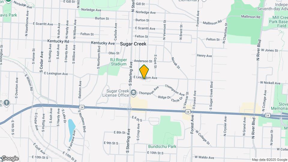 11319 E Lexington Ave Map and Location Details