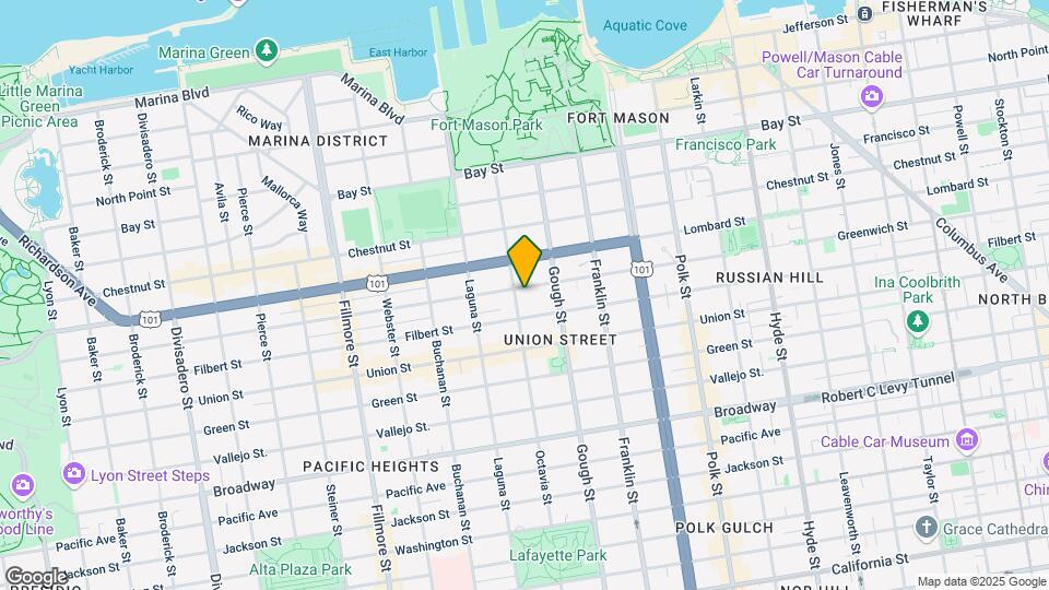 2946-2948 Octavia St Mapa y Detalles de la Ubicación