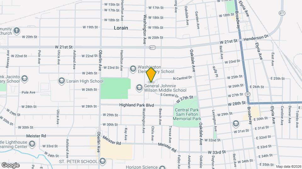 956 N Central Dr Map and Location Details