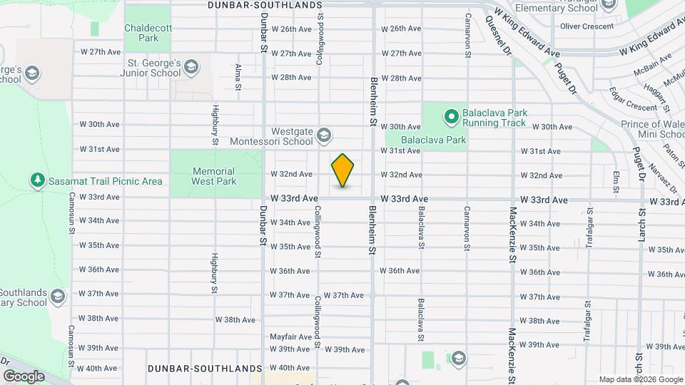 3407 W 33rd Ave Map and Location Details