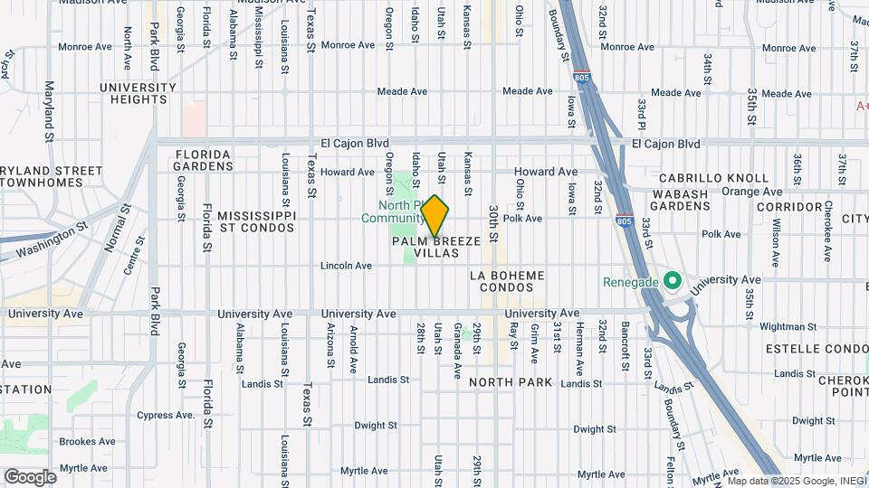 4044 Utah St Map and Location Details