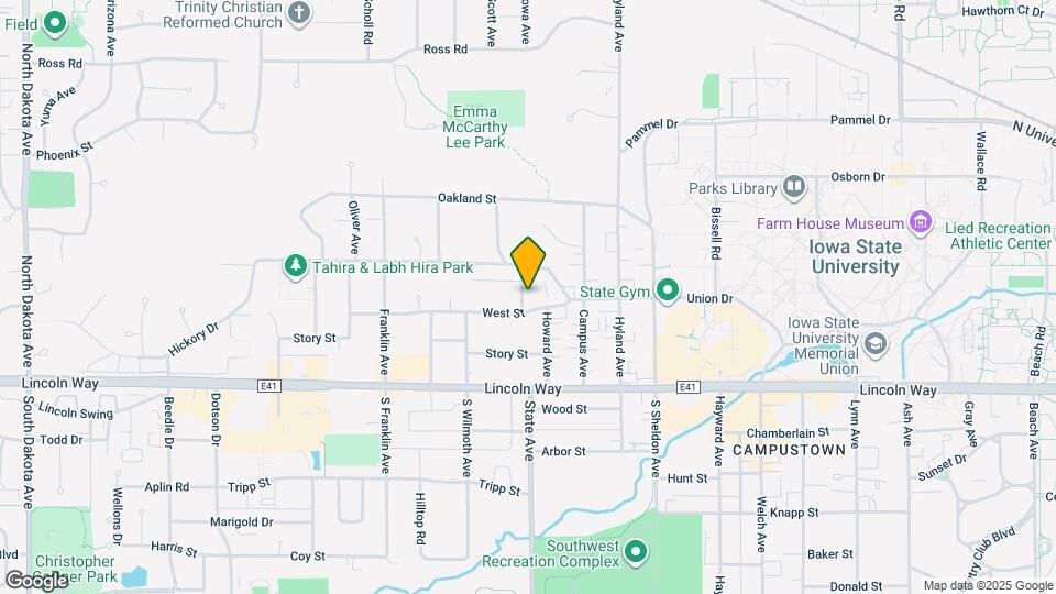 Campus West Map and Location Details