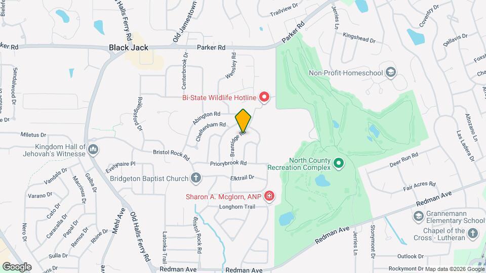 11922 Branridge Rd Map and Location Details