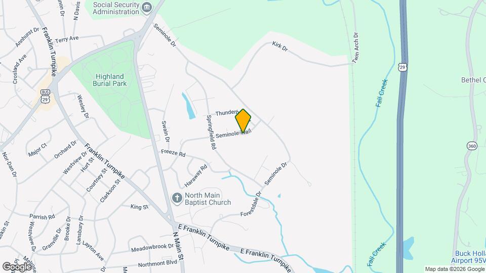 342 Seminole Trail Map and Location Details