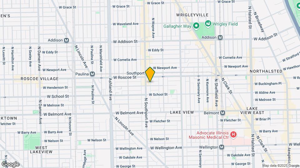1346 W Henderson St, Unit J02P Map and Location Details