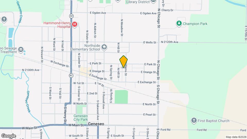 417 E Orange St, Unit 1 Mapa y Detalles de la Ubicación