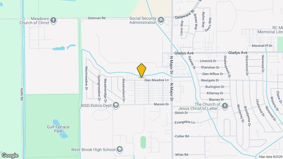 9210 Glen Meadow Ln Map and Location Details