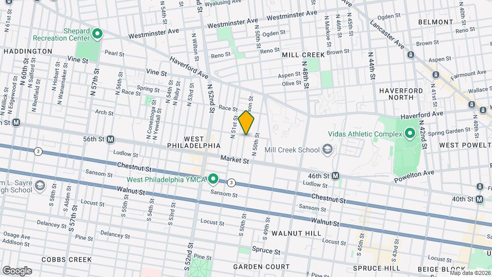 5022 Arch St Map and Location Details