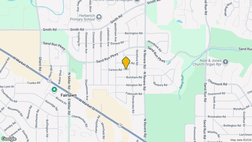 2514 Carson Rd Map and Location Details