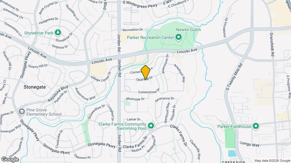 17196 Opal Hill Dr Map and Location Details