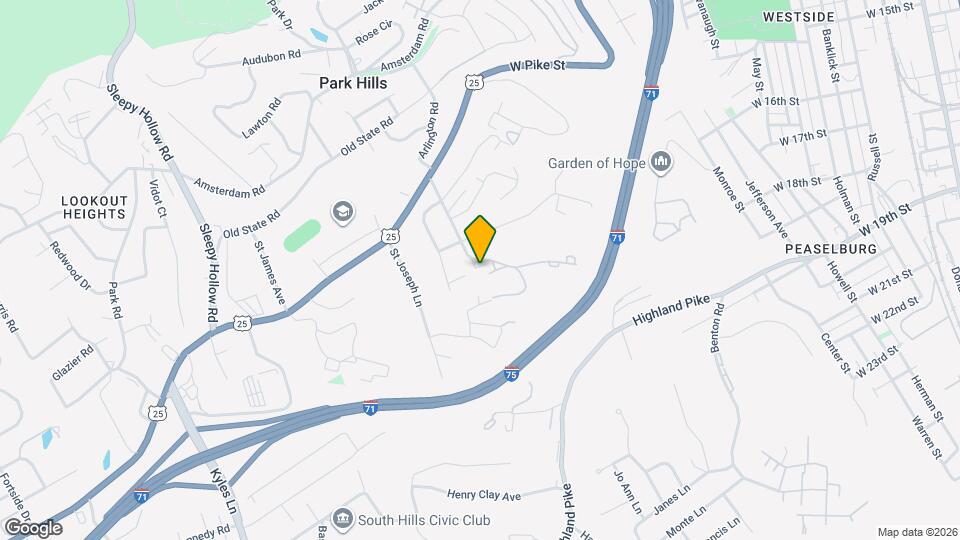 487 S Arlington Rd Map and Location Details