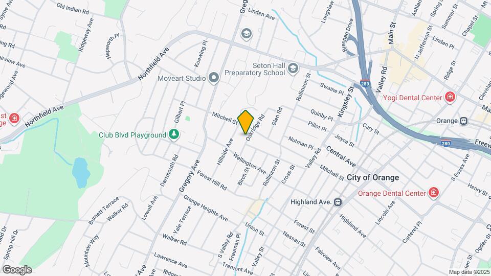 45 Oakridge Rd Map and Location Details