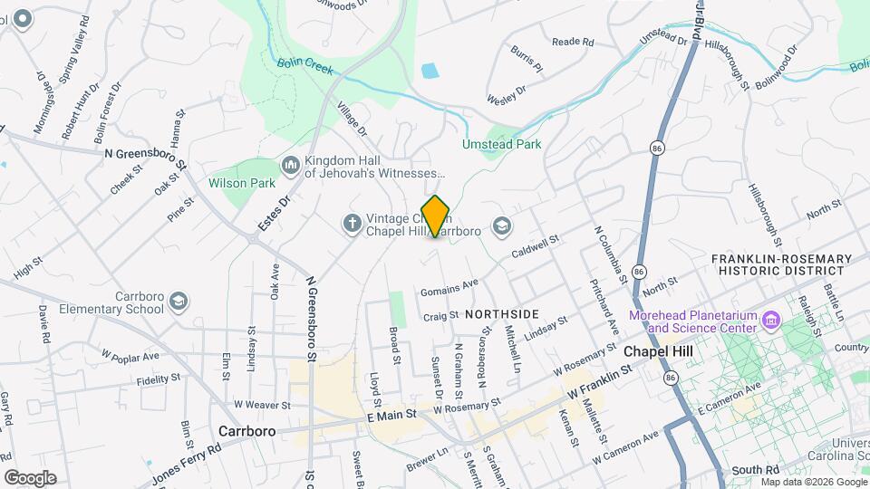 700 Sykes St Map and Location Details