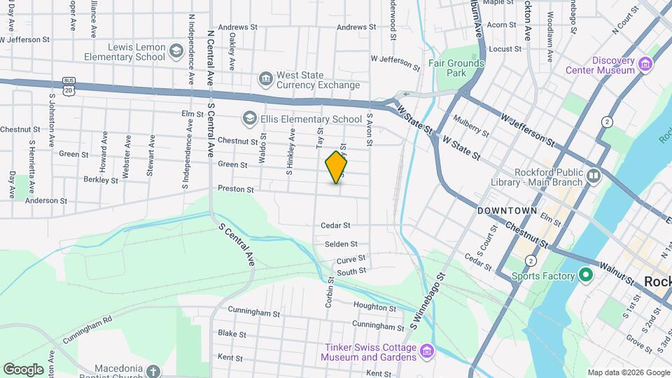 425 Stanley St Map and Location Details