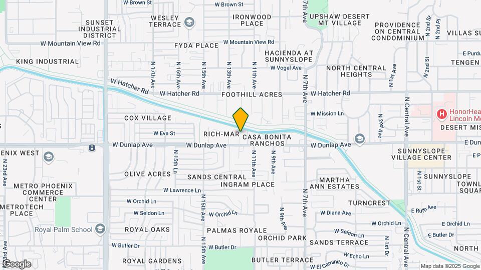 1240-1250 W Dunlap Ave Map and Location Details