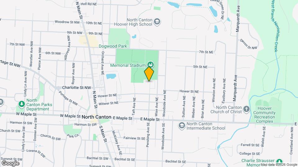 377 Pershing Ave NE Map and Location Details