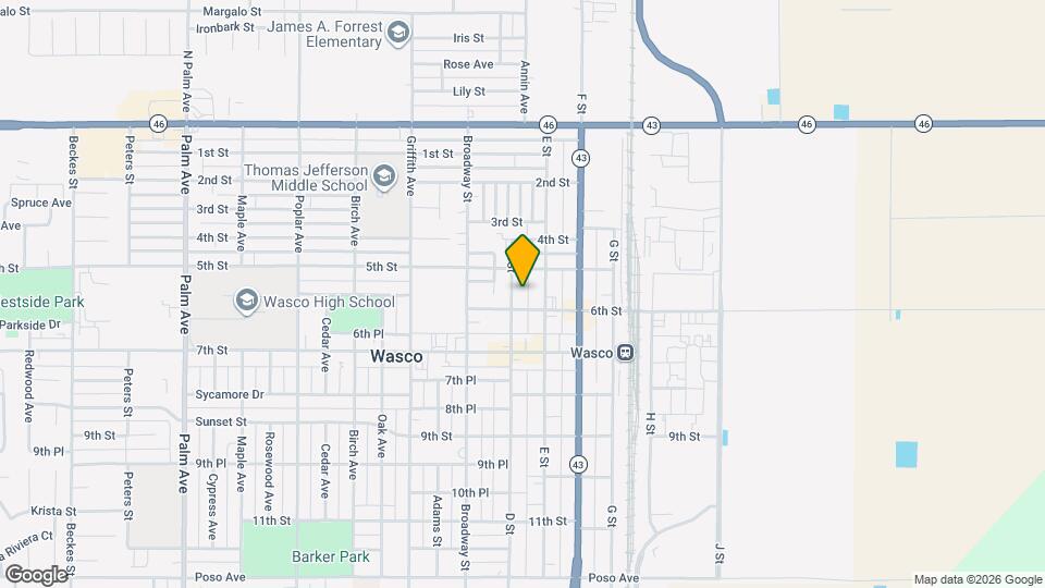 542 D St Mapa y Detalles de la Ubicación