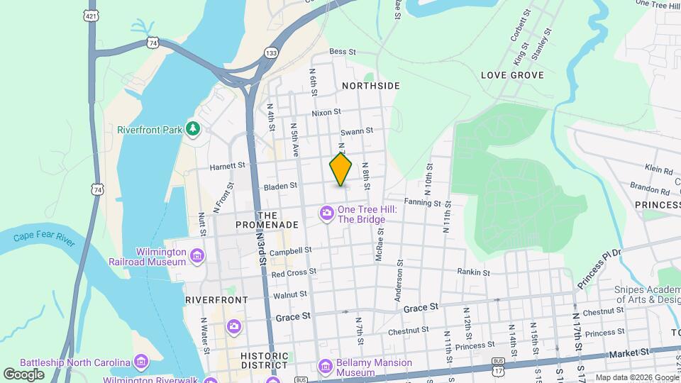 809 N 7th St Map and Location Details