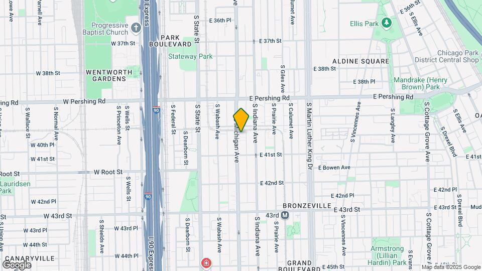 4017 S Michigan Ave Mapa y Detalles de la Ubicación