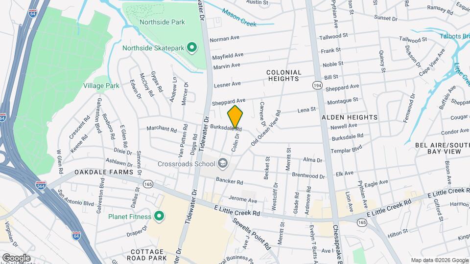 8145 Colin Dr Mapa y Detalles de la Ubicación