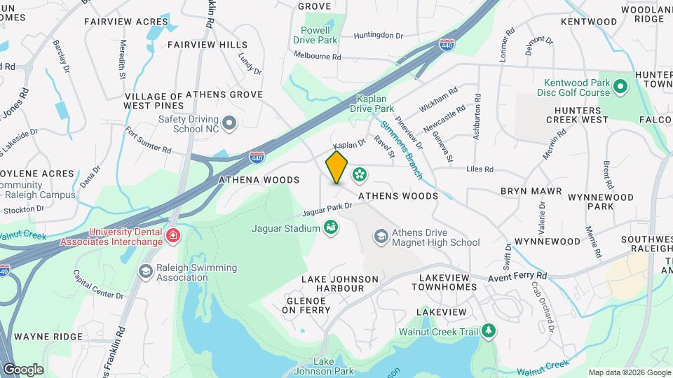 1312 Athens Dr Mapa y Detalles de la Ubicación